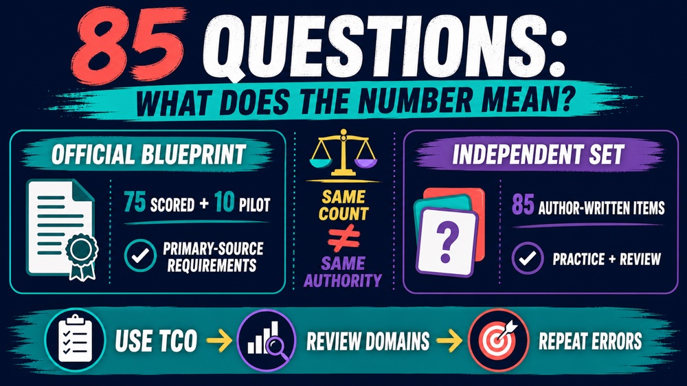 RBT practice exam 85 questions free blueprint comparison of scored pilot and independent items