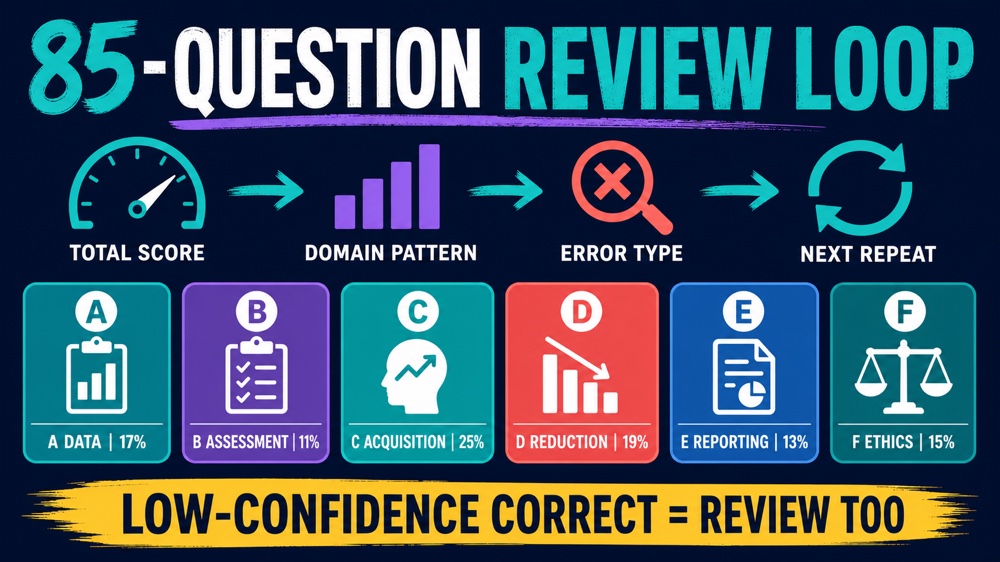RBT practice exam 85 questions free domain review and score correction loop