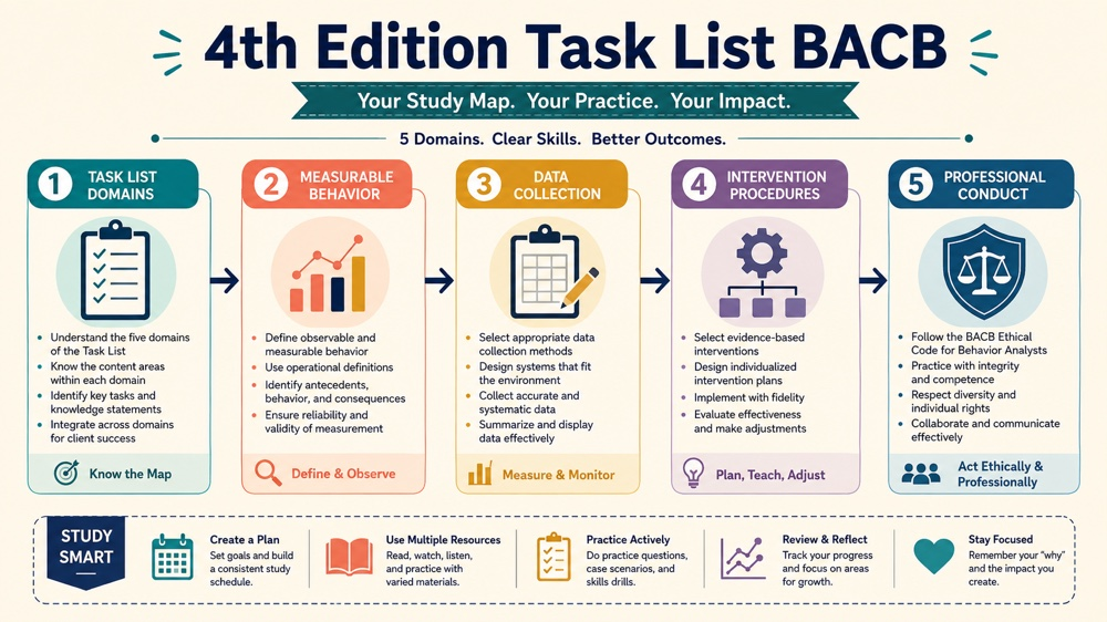 4th edition task list bacb concept sequence for RBT study