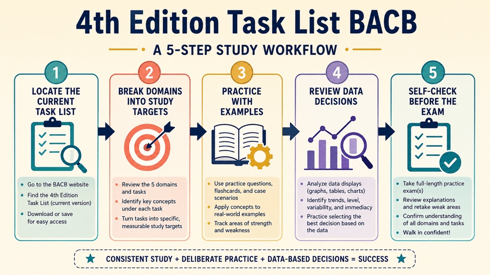 4th edition task list bacb RBT study checklist
