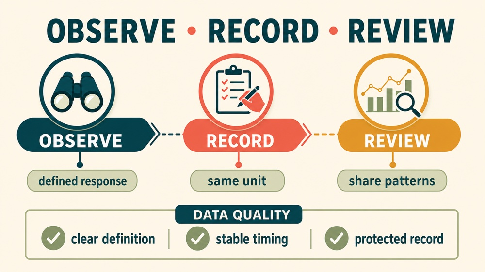 aba data collection examples: RBT data quality and study checklist