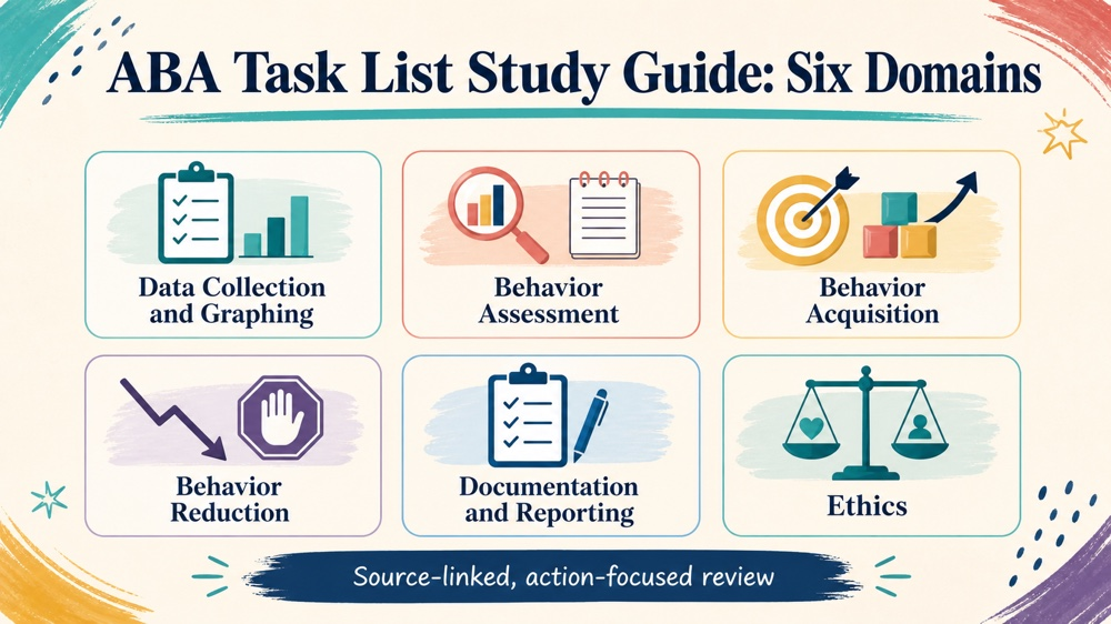 aba task list study guide concept map for RBT study