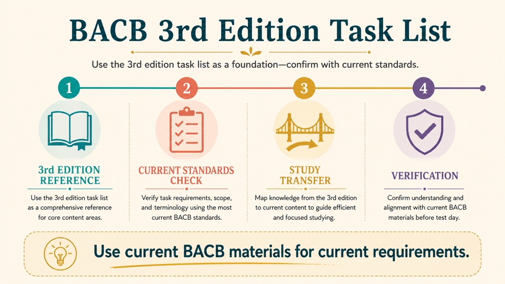 bacb 3rd edition task list concept sequence for RBT study