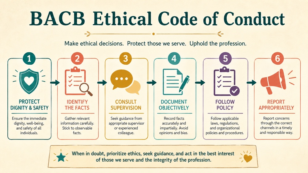 bacb ethical code of conduct concept sequence for RBT study