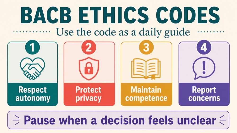 bacb ethics codes concept sequence for RBT study
