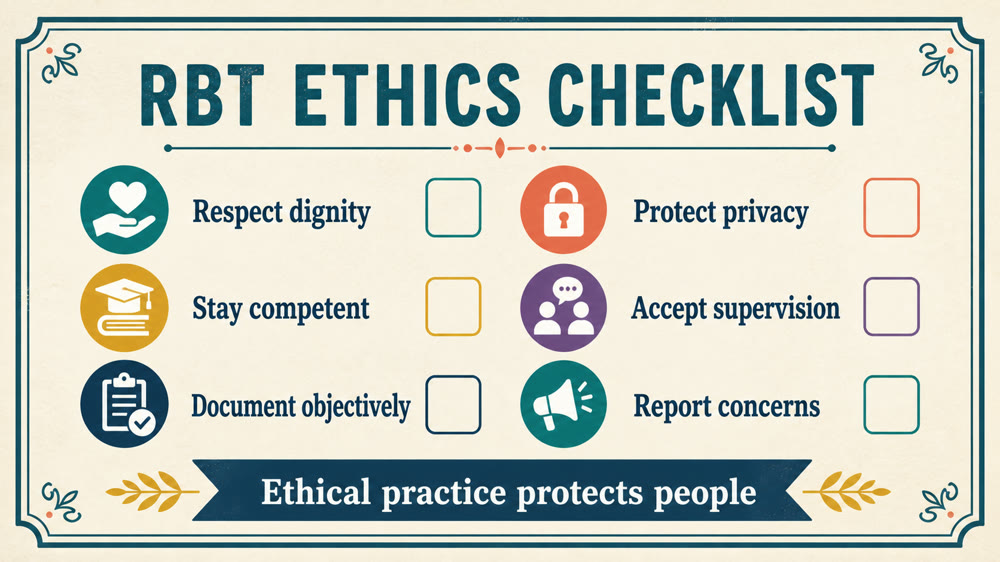 bacb rbt ethics code daily practice checklist