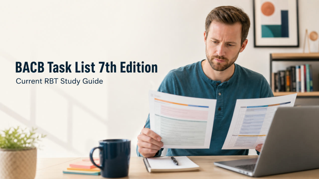 bacb task list 7th edition search clarification and current RBT study guide