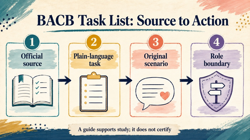 bacb task list study guide concept map for RBT study