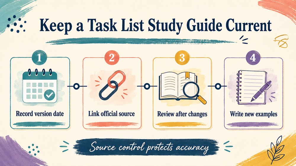 bacb task list study guide RBT study checklist infographic