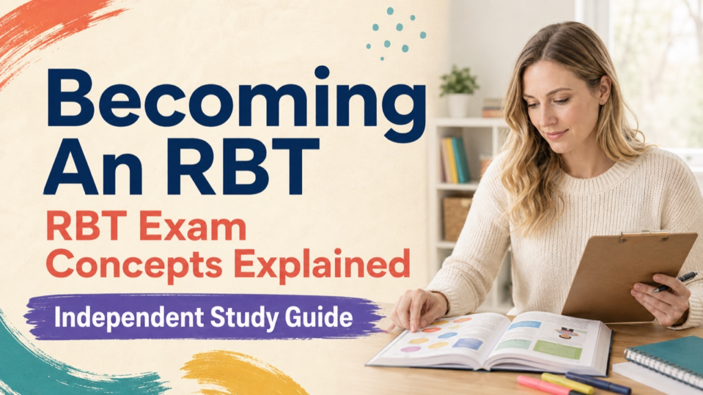 becoming an rbt study guide with white adult RBT candidate