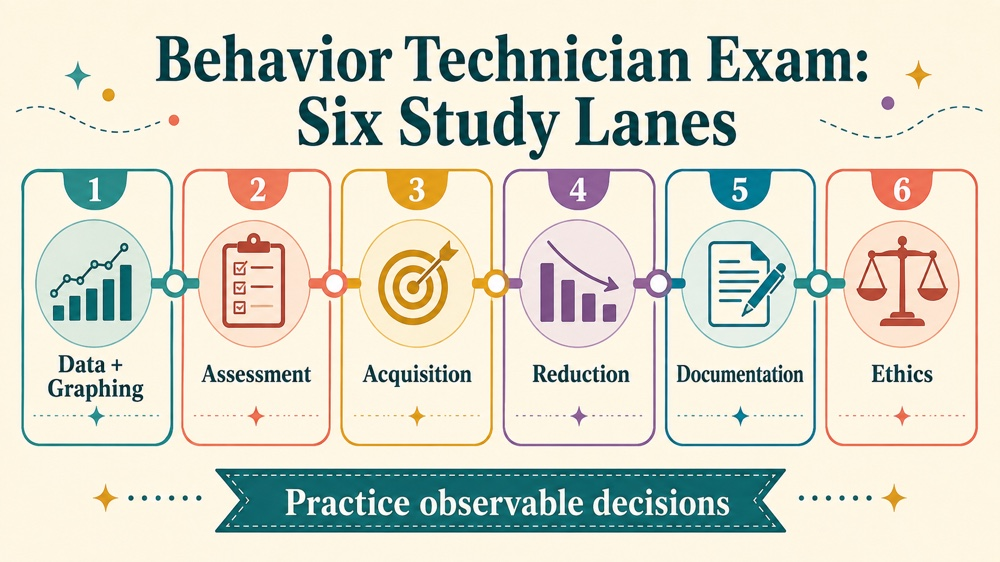 behavior technician exam concept map for RBT study