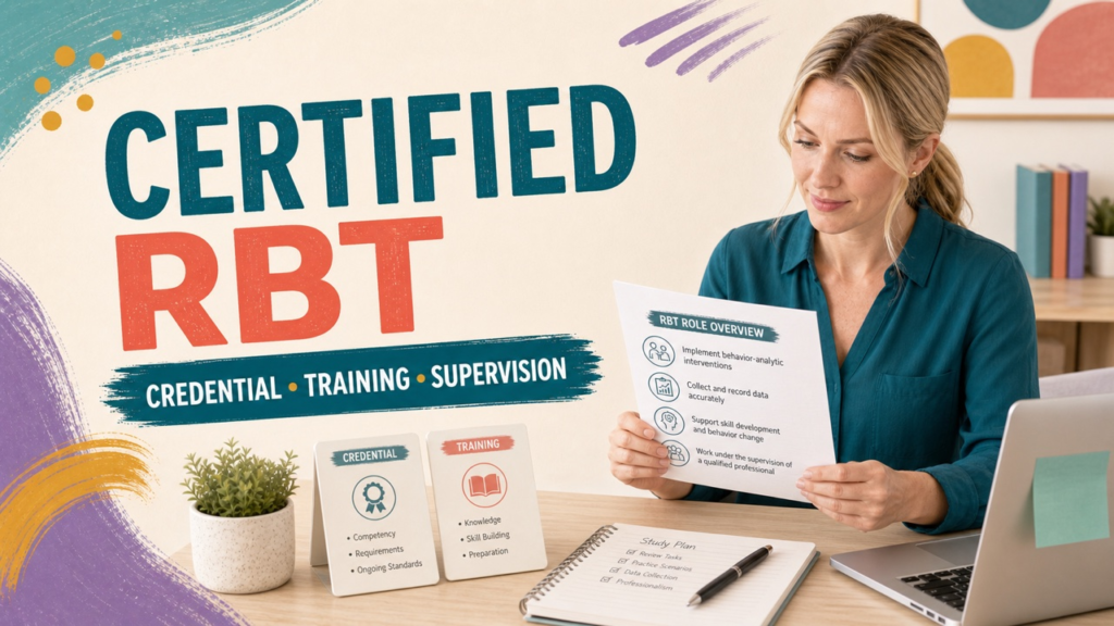certified registered behavior technician cover: learner reviews credential steps