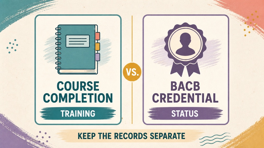 certified registered behavior technician: credential and training comparison