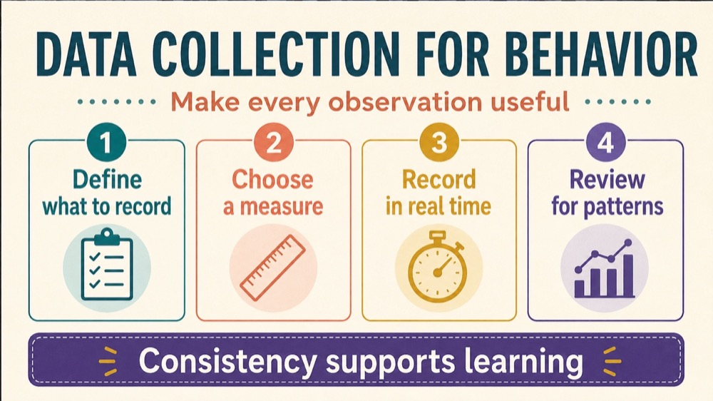 data collection for behavior concept sequence for RBT study