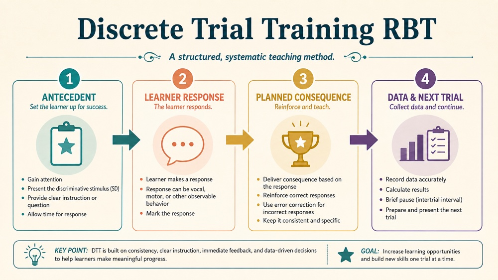 discrete trial training rbt concept sequence for RBT study
