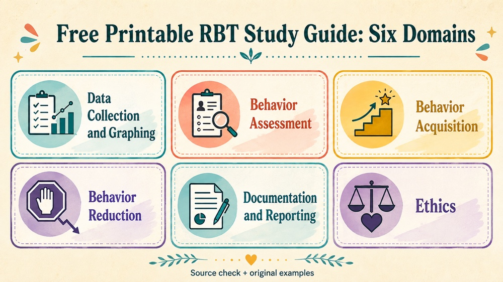 free printable rbt study guide concept map for RBT study
