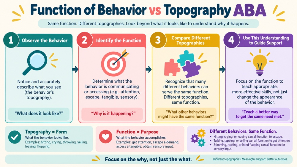 function of behavior vs topography aba concept sequence for RBT study