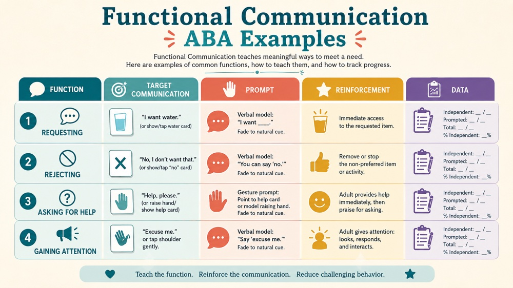 functional communication aba examples concept sequence for RBT study