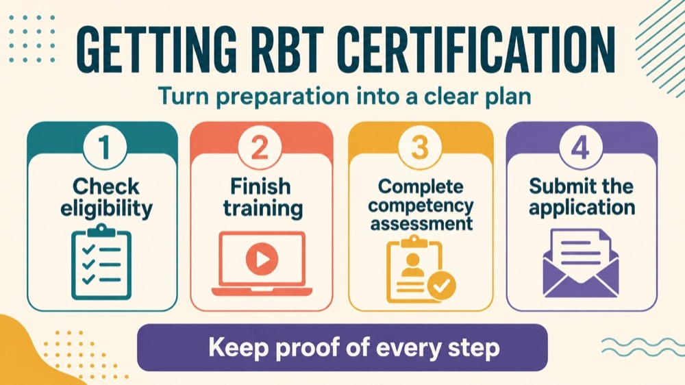 getting rbt certification concept sequence for RBT study