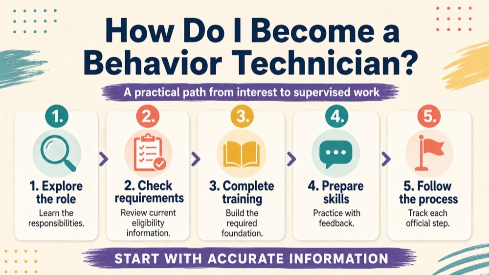 how do i become a behavior technician concept sequence for RBT study