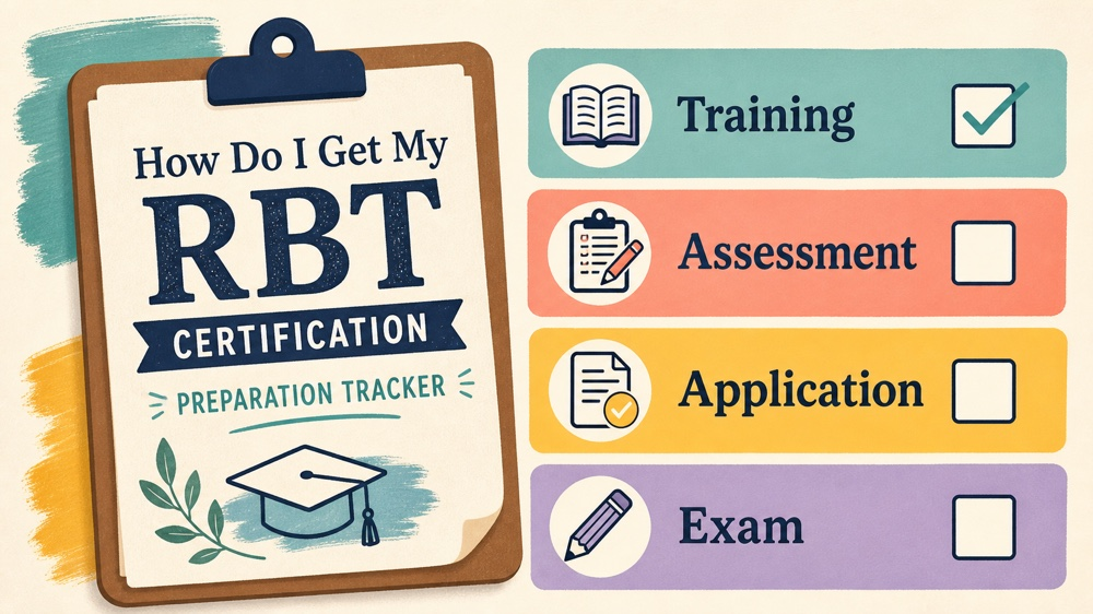 how do i get my rbt certification RBT study checklist