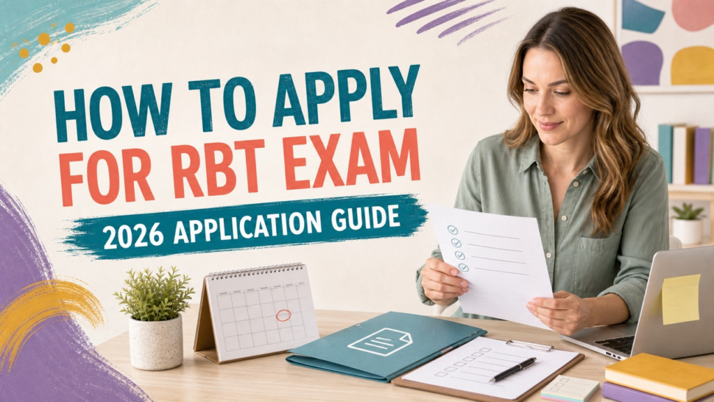 how to apply for rbt exam cover: a learner reviews RBT application steps