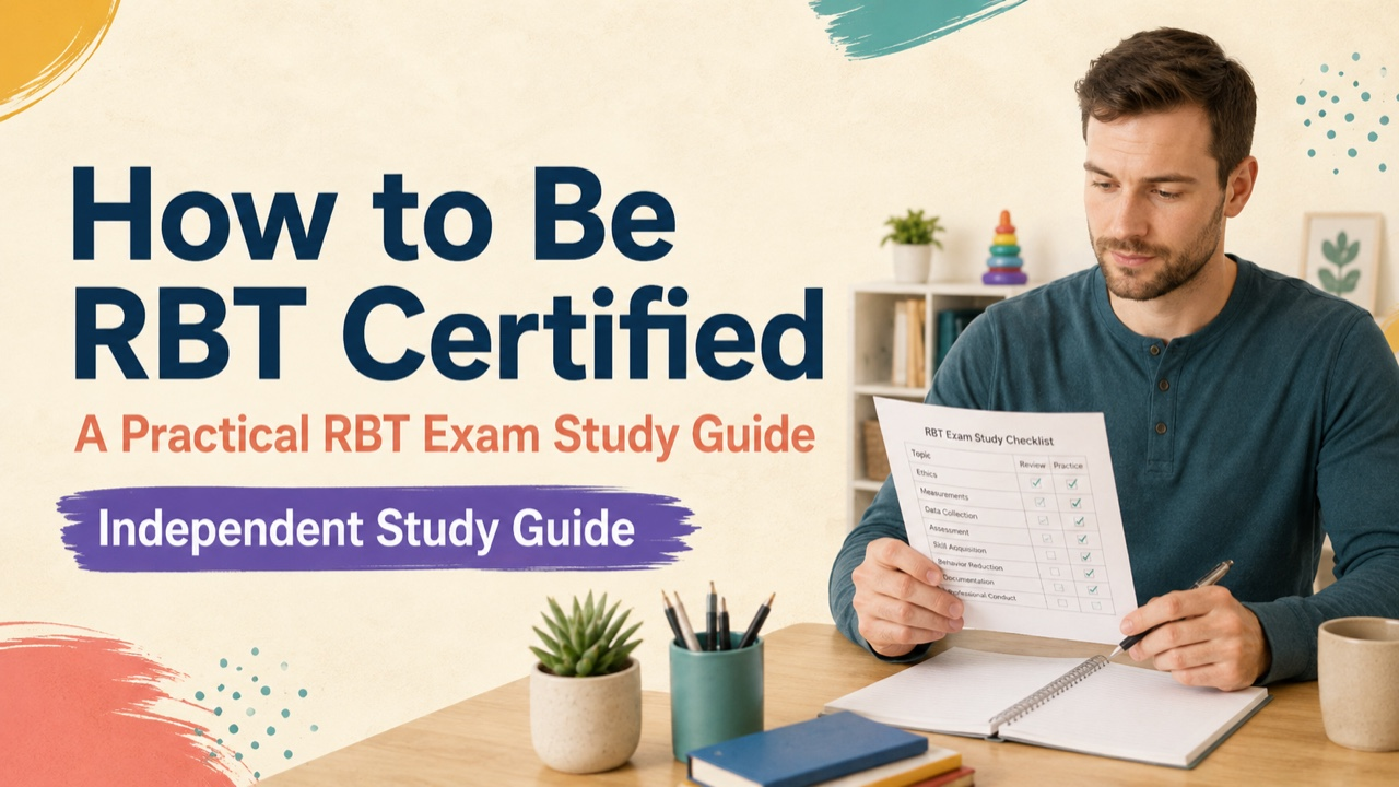 how to be rbt certified study guide with white adult RBT candidate