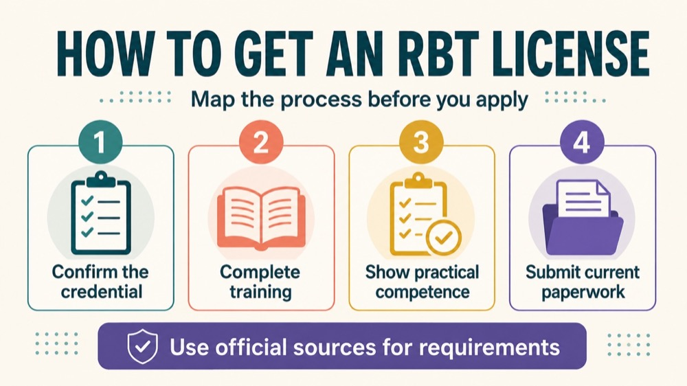 how to get rbt license concept sequence for RBT study