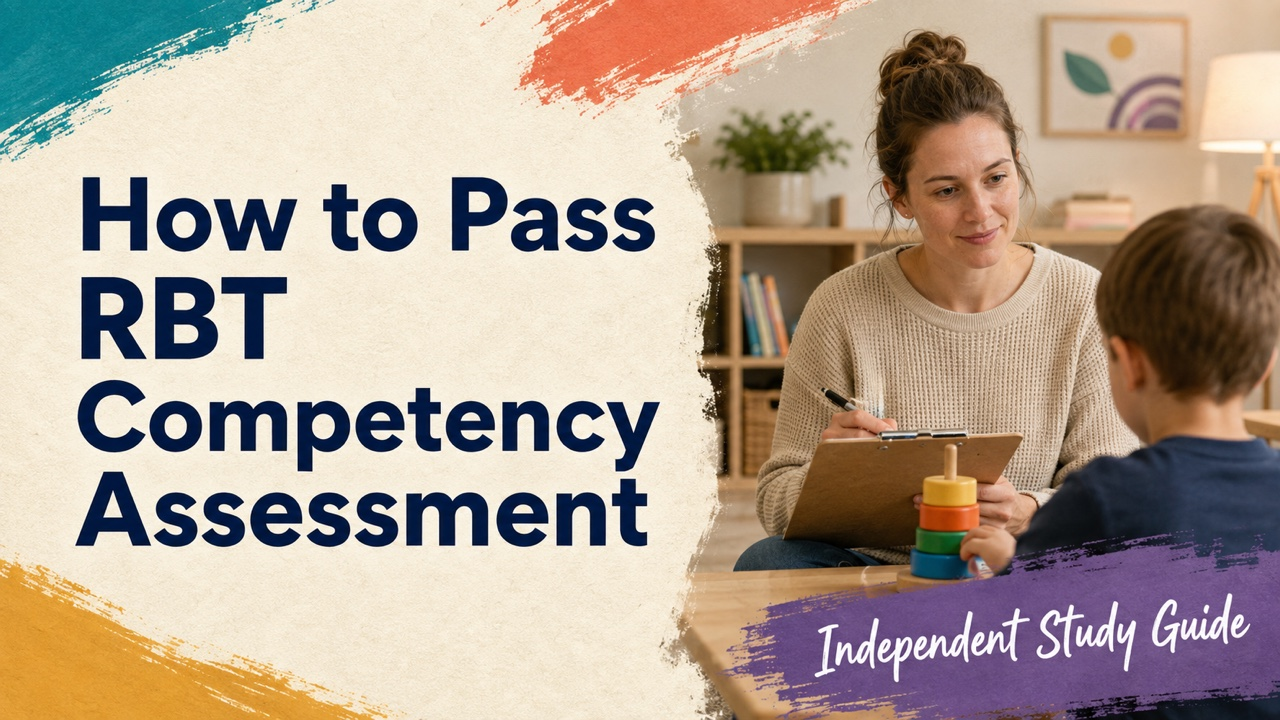 how to pass rbt competency assessment study guide with white adult RBT candidate