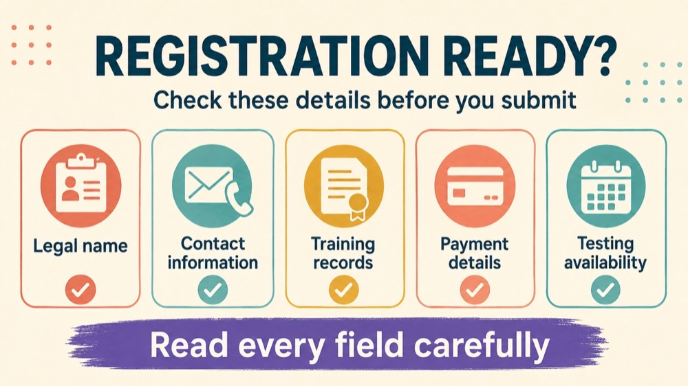 how to sign up for rbt exam RBT study checklist