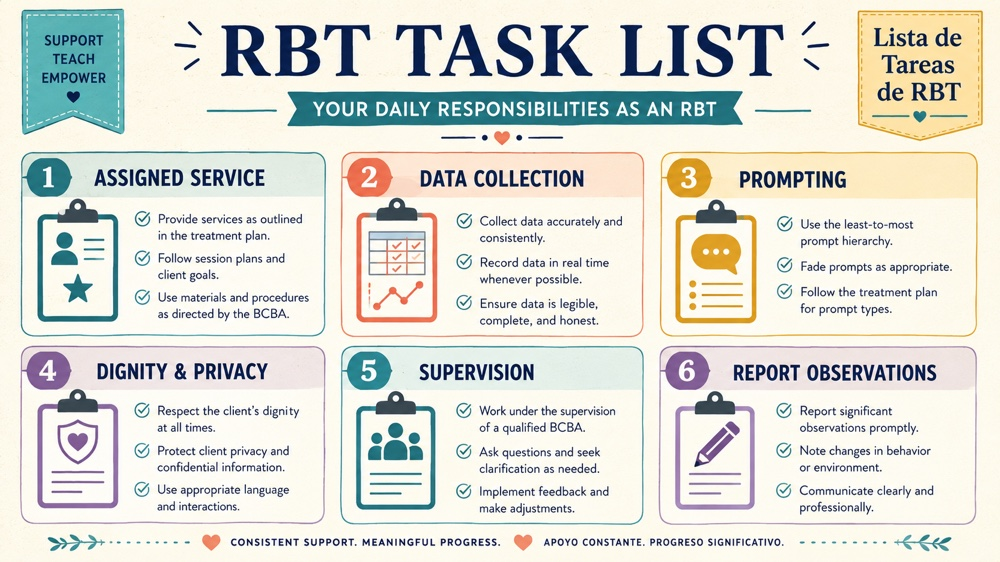 lista de tareas de rbt concept map for RBT study