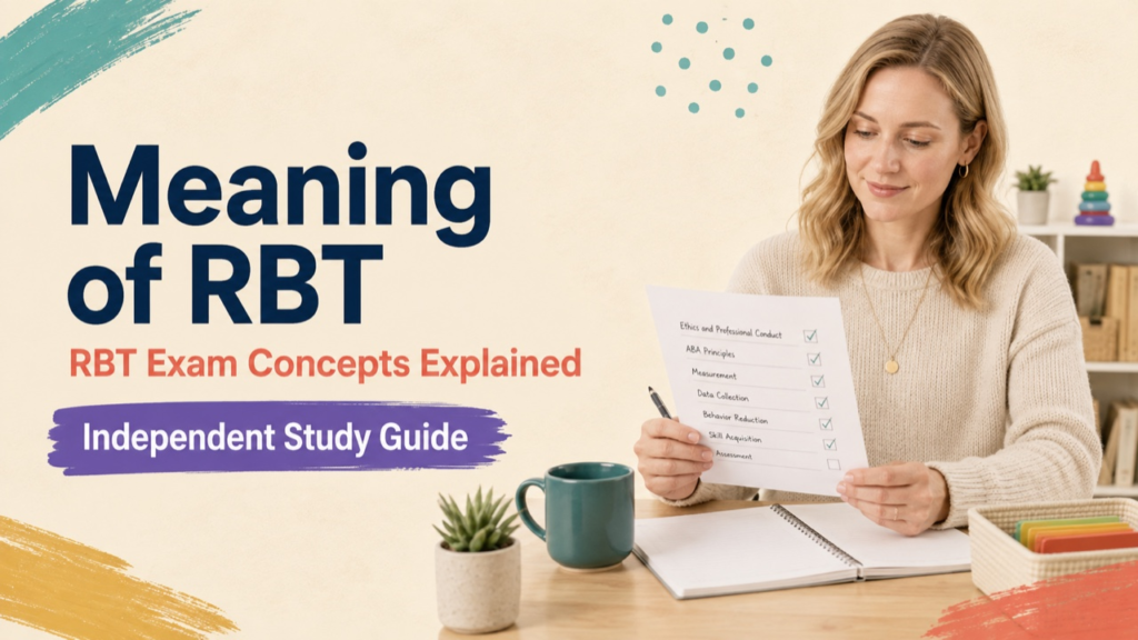 meaning of rbt study guide with white adult RBT candidate