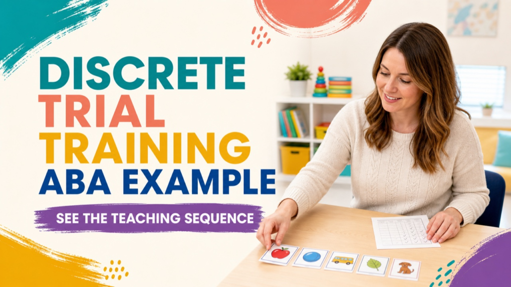 discrete trial training aba example: original RBT study guide cover