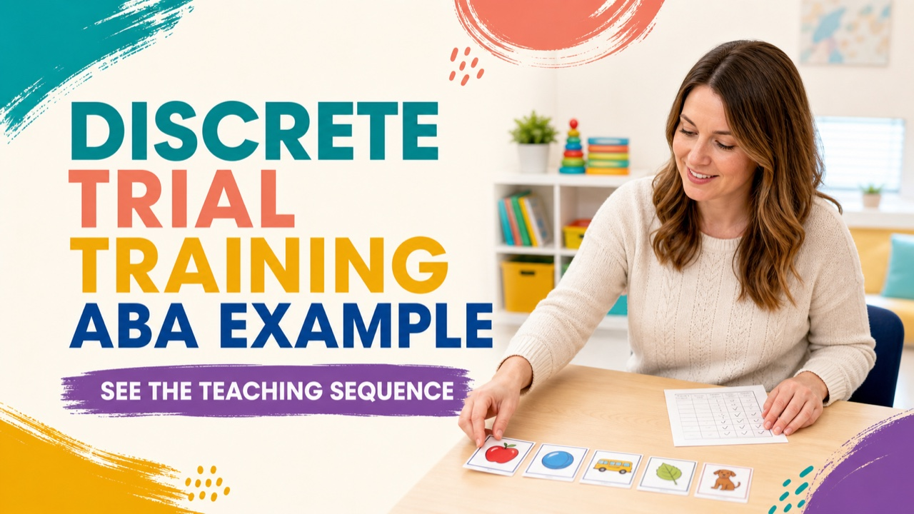 discrete trial training aba example: original RBT study guide cover