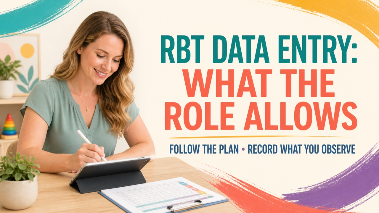 rbts are not allowed to enter data: original RBT study guide cover