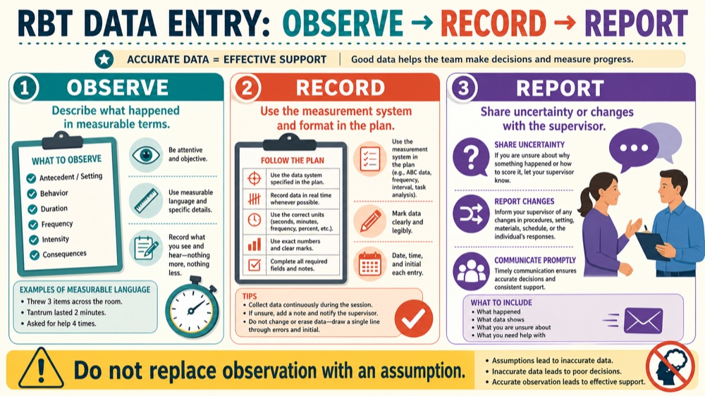rbts are not allowed to enter data: decision rule infographic