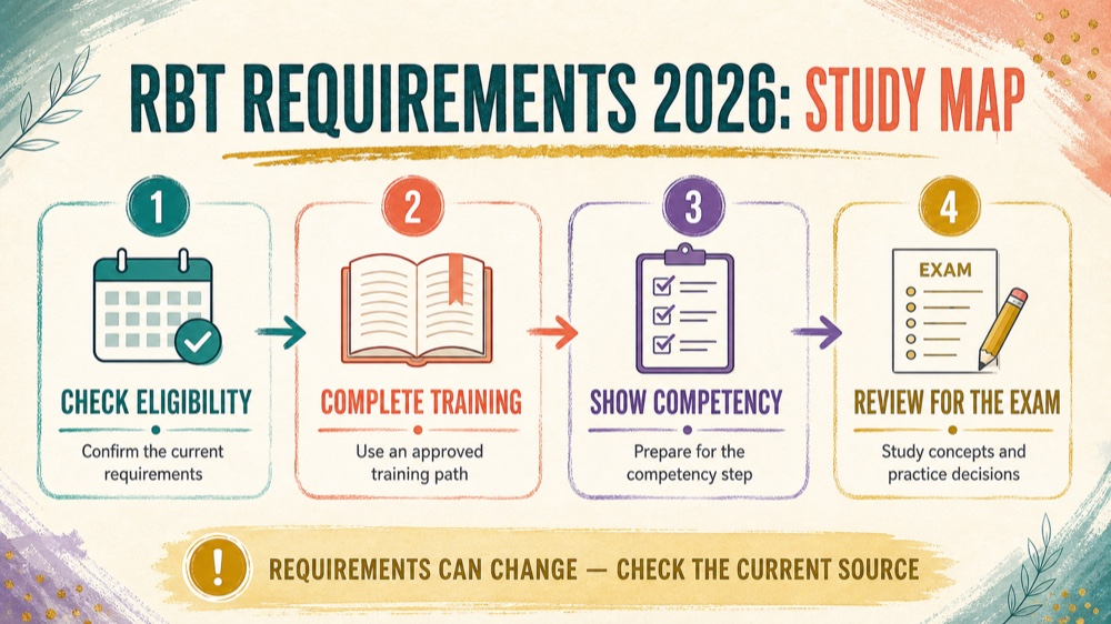 rbt requirements 2026: decision rule infographic