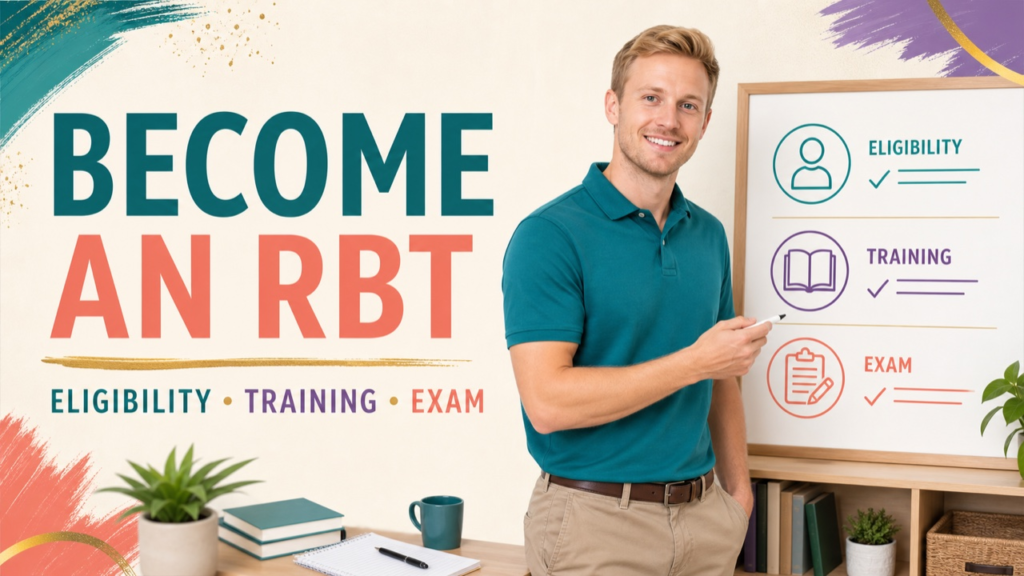 what do you need to be a registered behavior technician: original RBT study guide cover