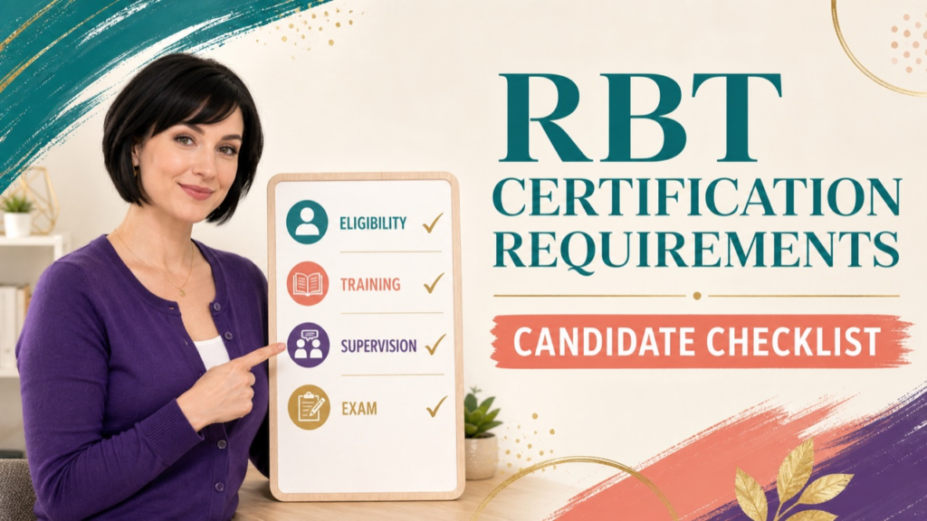 rbt certification requirements: original RBT study guide cover