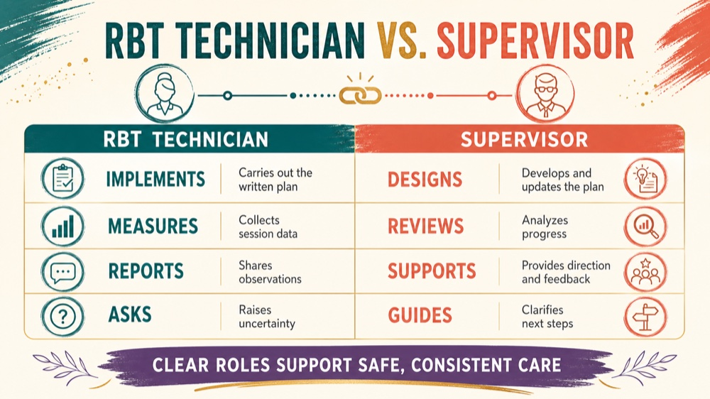 rbt technician: study checklist infographic