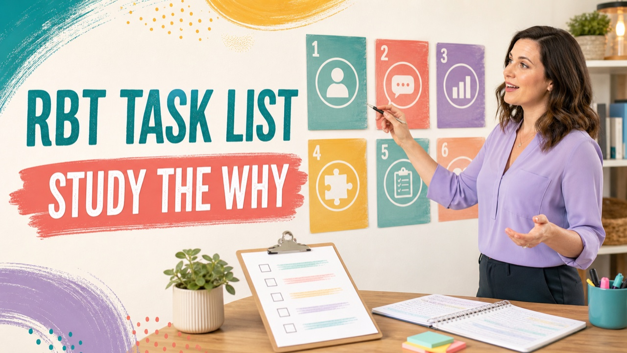 rbt task list with answers: original RBT study guide cover