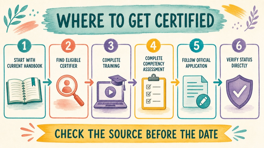 where can i get my registered behavior technician certification: decision rule infographic