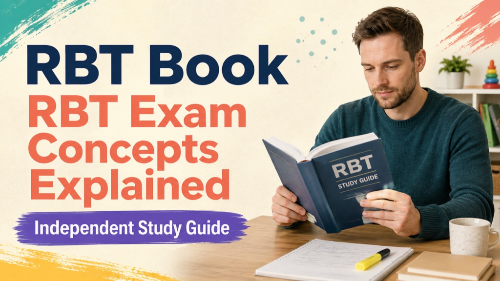rbt book study guide with white adult RBT candidate