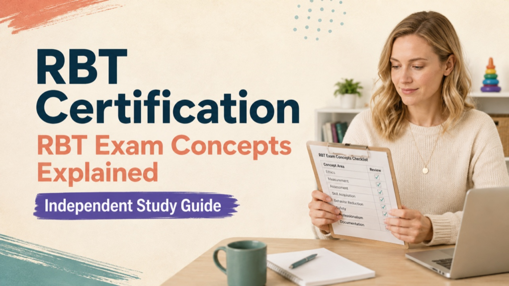 rbt certifcation study guide with white adult RBT candidate
