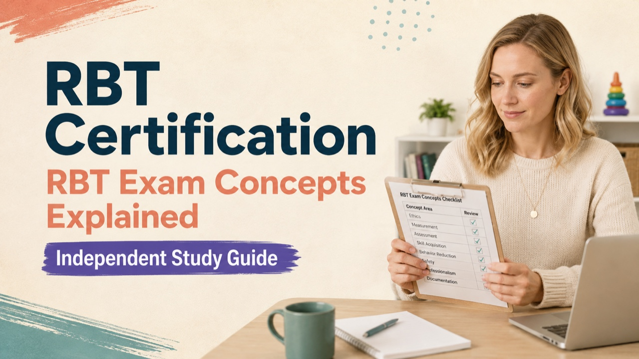 rbt certifcation study guide with white adult RBT candidate