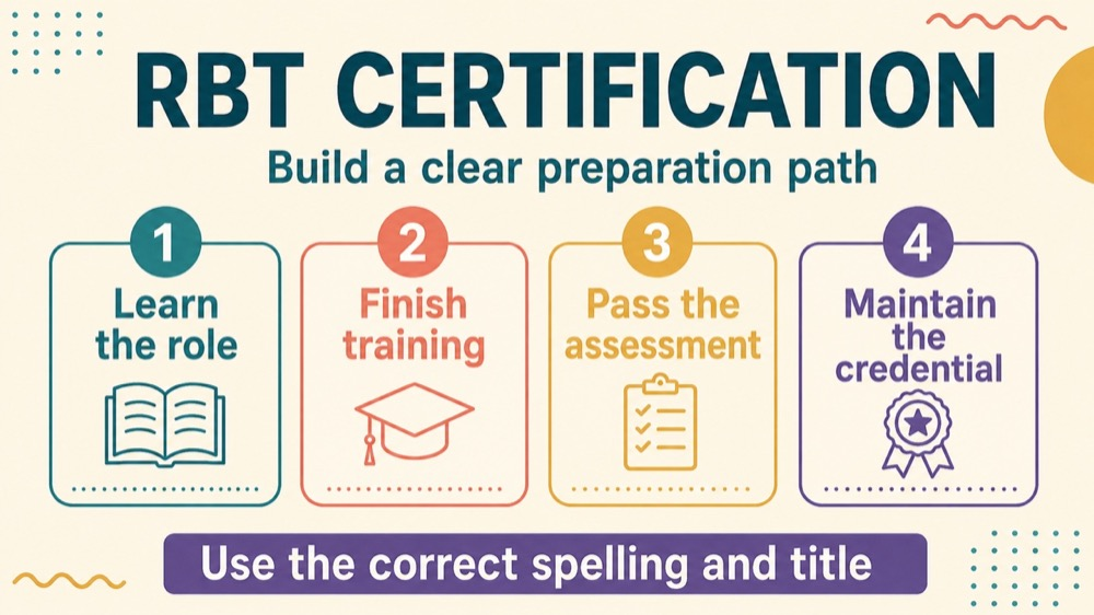 rbt certifcation concept sequence for RBT study