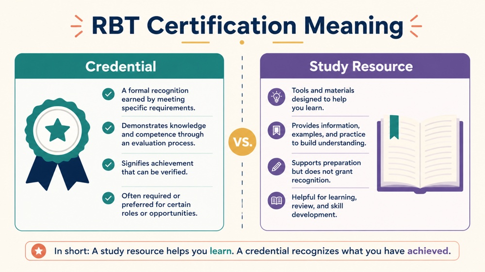 rbt certification meaning RBT study checklist