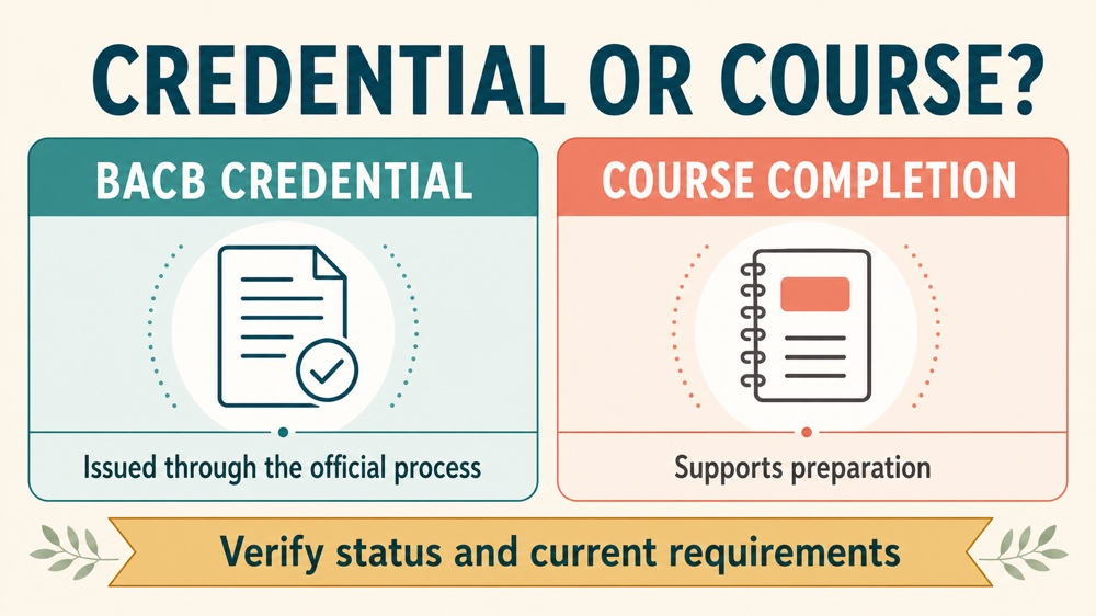 rbt certified: current RBT pathway and supervision checklist