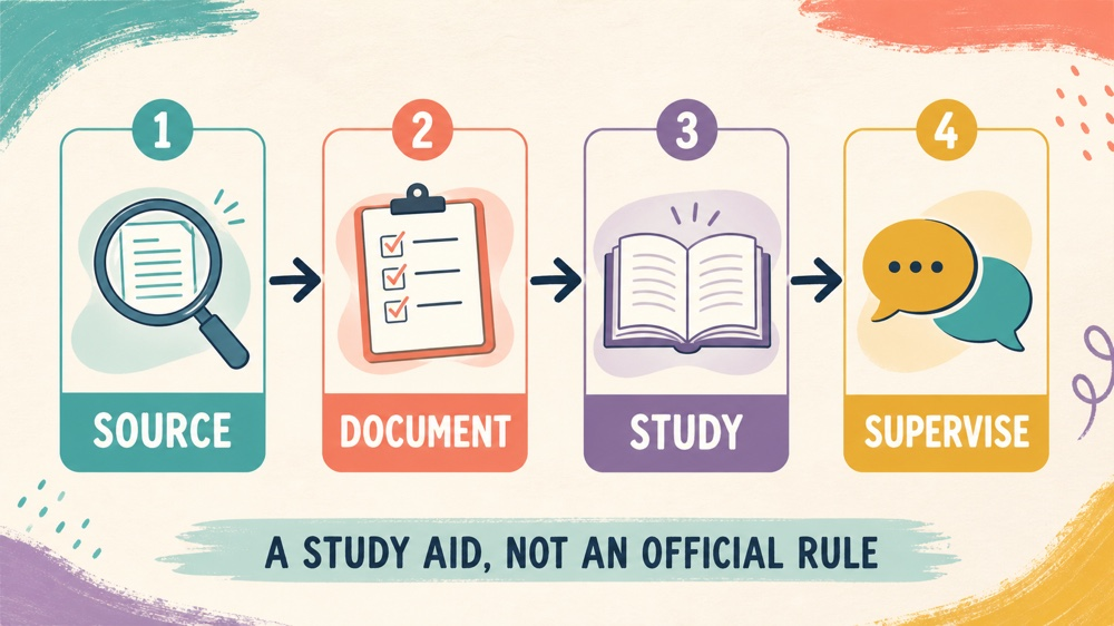 rbt checklist: source verification and preparation steps