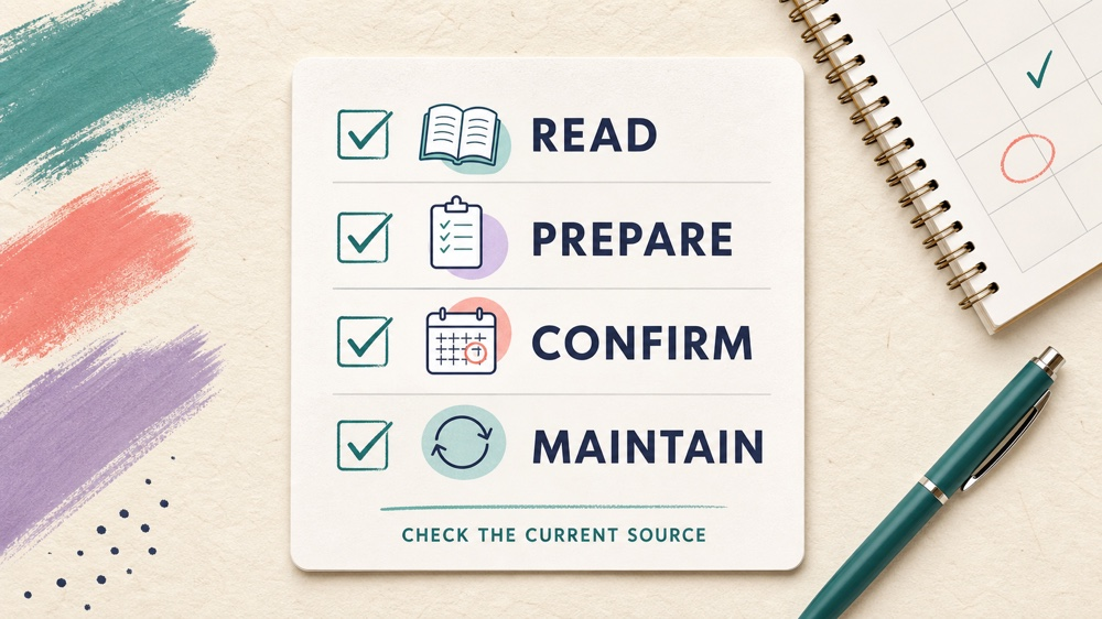 rbt checklist: study topics and supervision reminders